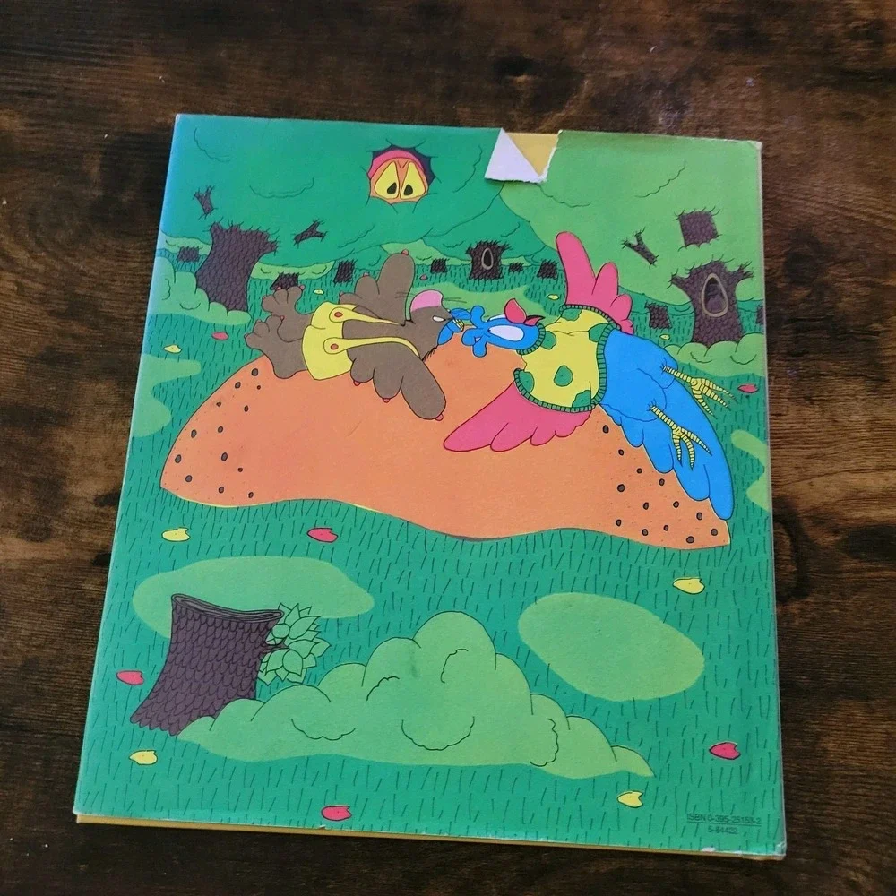 Worm For Dinner Ned Delaney Vintage Children's Hardcover Book Bird Mole‎ 1977